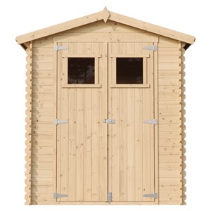 Abri de jardin en bois avec sol traité l186xl196xh218 cm - 2,82 m2