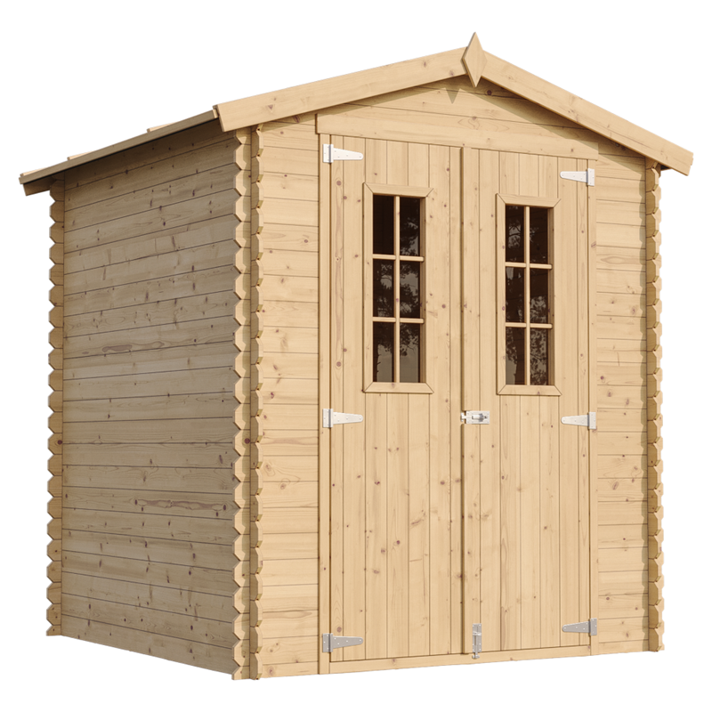 Abri de jardin en bois - l186xl196xh218 cm - 2,82 m2