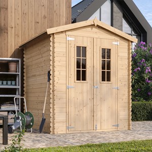 Abri de jardin en bois - l186xl196xh218 cm - 2,82 m2