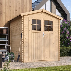 Abri de jardin en bois - l186xl196xh218 cm - 2,82 m2