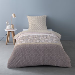 Housse de couette flanelle + 1 taie