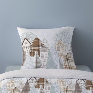 Housse de couette flanelle + 1 taie