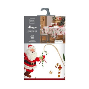 Nappe pere noel 150x240 cm