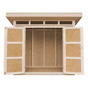 Abri de jardin qualité premium 3m² l161xl294xh239 cm - rouge