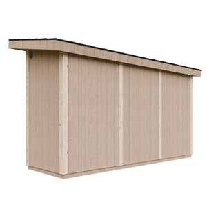 Abri de jardin qualité premium 4m² l161xl412xh239 cm - beige