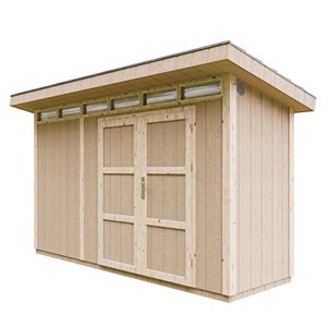 Abri de jardin qualité premium 4m² l161xl412xh239 cm - beige