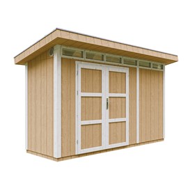 Abri de jardin qualité premium 4m² l161xl412xh239 cm - jaune