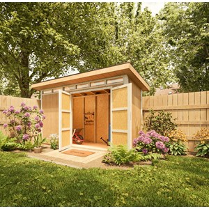 Abri de jardin qualité premium 4m²l161xl412xh239 cm - rouge