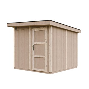 Abri de jardin qualité premium 6m² l294xl279xh237 cm - beige