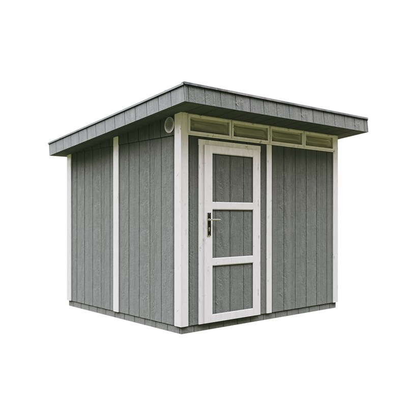 Timbela - Abri de jardin qualité premium 6m² l294xl279xh237 cm - gris foncé