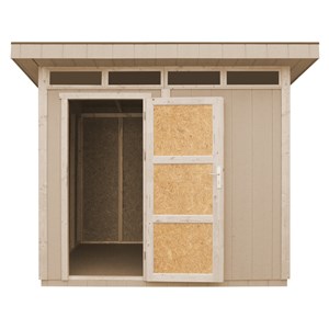 Abri de jardin qualité premium 6m² l294xl279xh237 cm - gris foncé