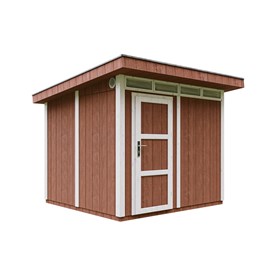 Abri de jardin qualité premium 6m² l294xl279xh237 cm - rouge