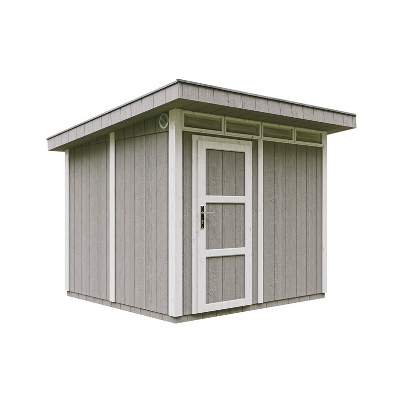 Timbela - Abri de jardin qualité premium 6m² l294xl279xh237 cm - gris