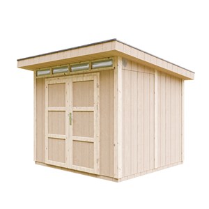 Abri de jardin qualité premium 6m² l294xl279xh237 cm - rouge