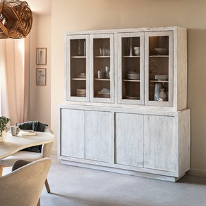 Vaisselier manguier blanchi