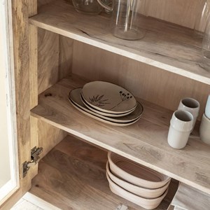 Vaisselier manguier blanchi