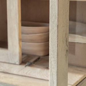 Vaisselier manguier blanchi