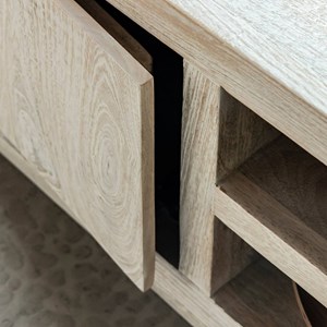 Meuble tv manguier blanchi