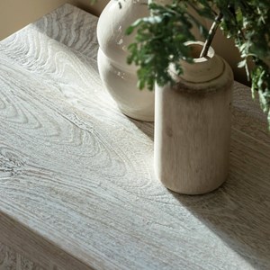 Meuble tv manguier blanchi