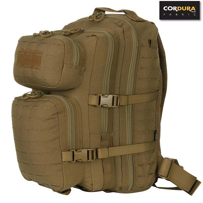 Sac à dos 101 inc assault 3-day cordura 40 litres découpe laser coyote