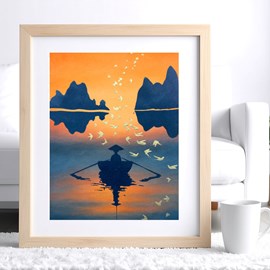 Peinture aux pochoirs facile enfants et adultes hanoi – cadeau créatif original