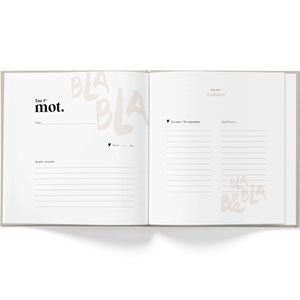 Livre à remplir enfant 2 à 5 ans pure lin (124 pages)