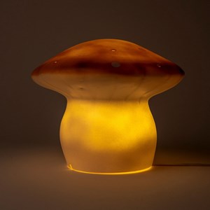Lampe veilleuse champignon chocolat