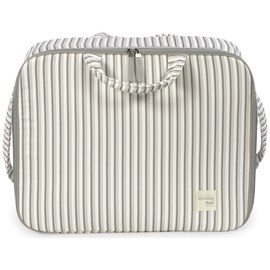 Valise de maternité botton rayures