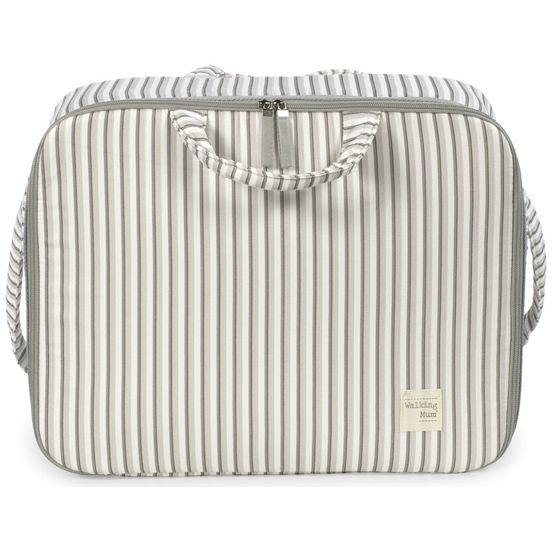 Valise de maternité botton rayures