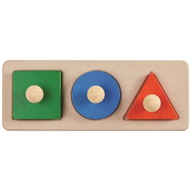 Puzzle à encastrer montessori (3 pièces)