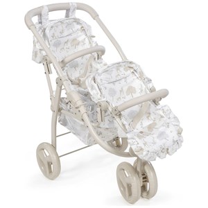 Poussette double pour poupées nara