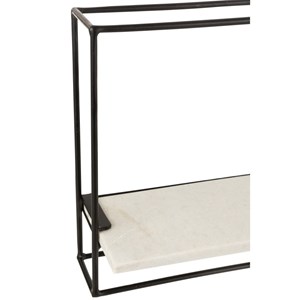 Étagère métal noir h.35cm