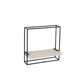 Étagère métal noir h.35cm