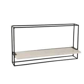 Étagère métal noir h.35cm