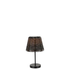 Lampe métal marron h.31cm