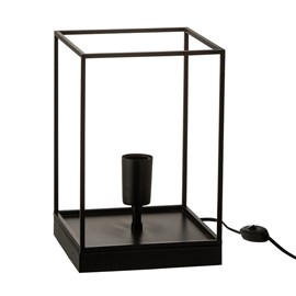 Lampe métal noir h.30.5cm