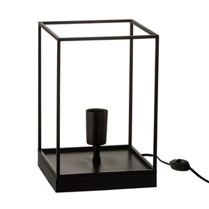 Lampe métal noir h.30.5cm