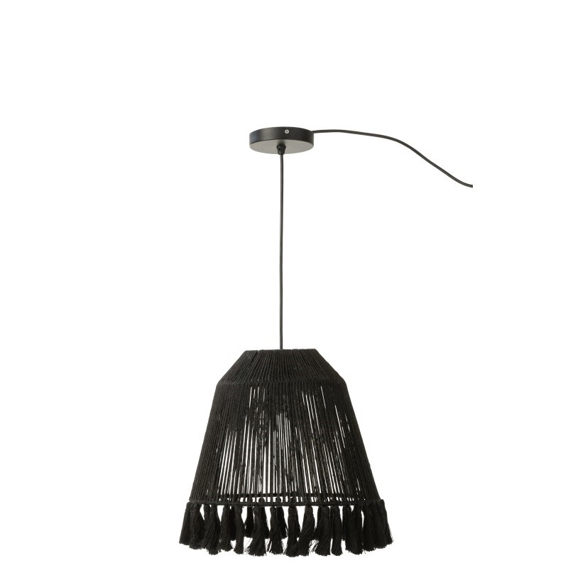 Lampe métal noir h.40cm