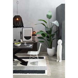 Lampe métal noir h.40cm