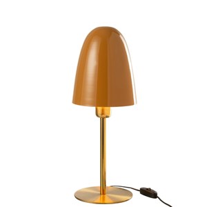 Lampe métal ocre h.1.82cm