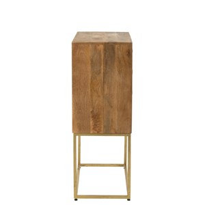 Commode bois naturel h.122cm