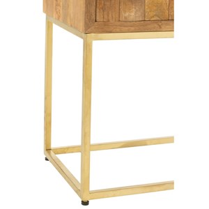 Commode bois naturel h.122cm