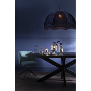 Suspension métal mauve h.50cm