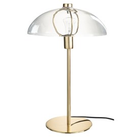 Lampe métal doré h.48cm