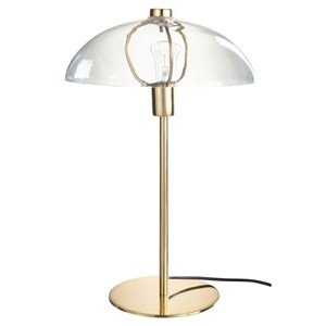 Lampe métal doré h.48cm