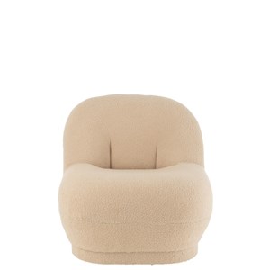 Pouf textile beige h.72cm