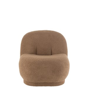 Pouf textile marron h.72cm