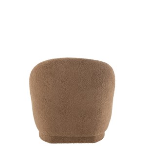 Pouf textile marron h.72cm