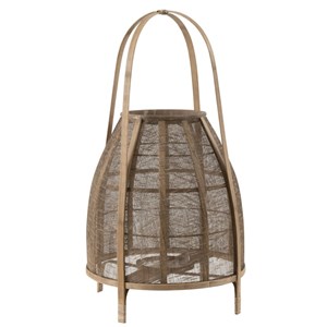 Lanterne bambou marron h.70cm