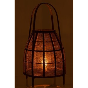 Lanterne bambou marron h.70cm